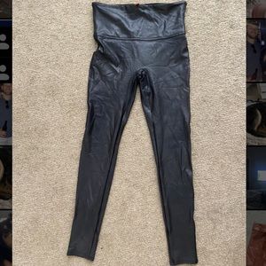 SPANX Faux Leather Leggings